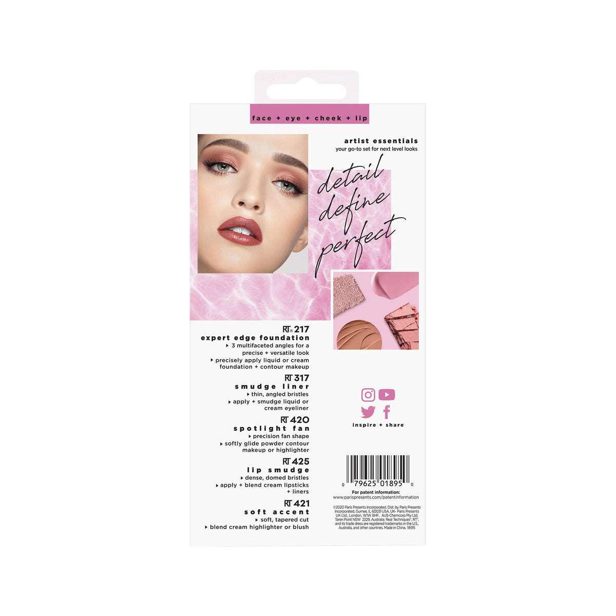 Real Techniques - Artist Essentials Makeup Brush Set