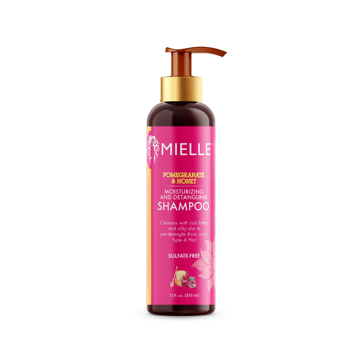 Mielle - Pomegranate & Honey Moisturizing and Detangling Shampoo 355ml