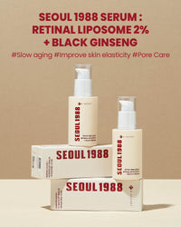 K-Secret Seoul 1988 Serum: Retinal Liposome 2% + Black Ginseng 30ml