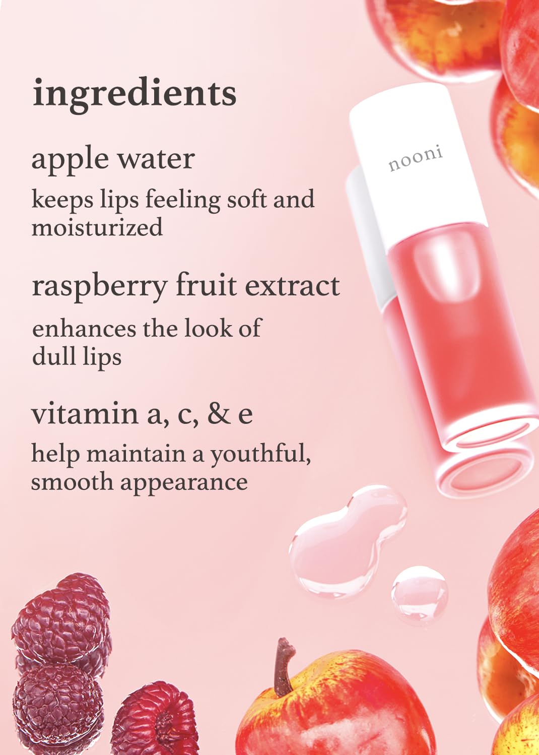 Nooni - Appleberry Lip Oil 3.7ml