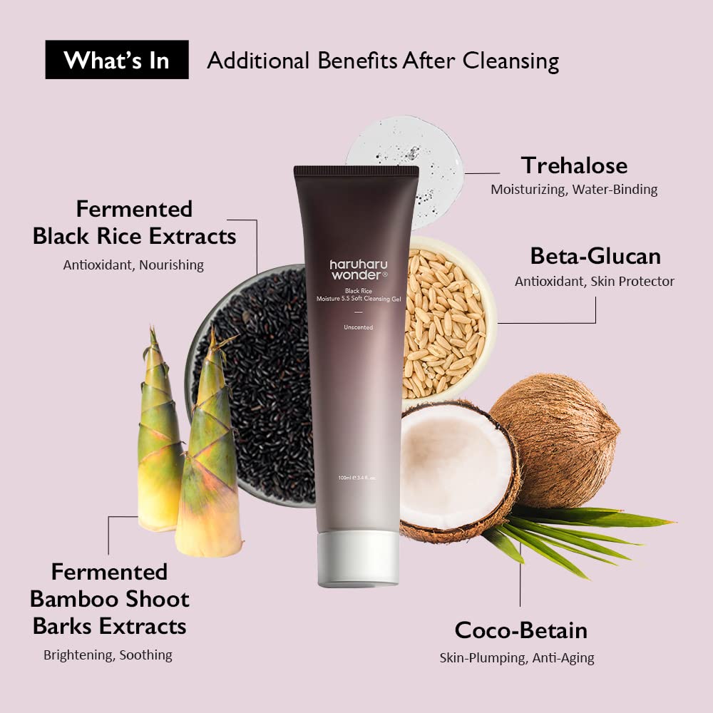 Haruharu Wonder - Black Rice Moisture 5.5 Soft Cleansing Gel 100ml