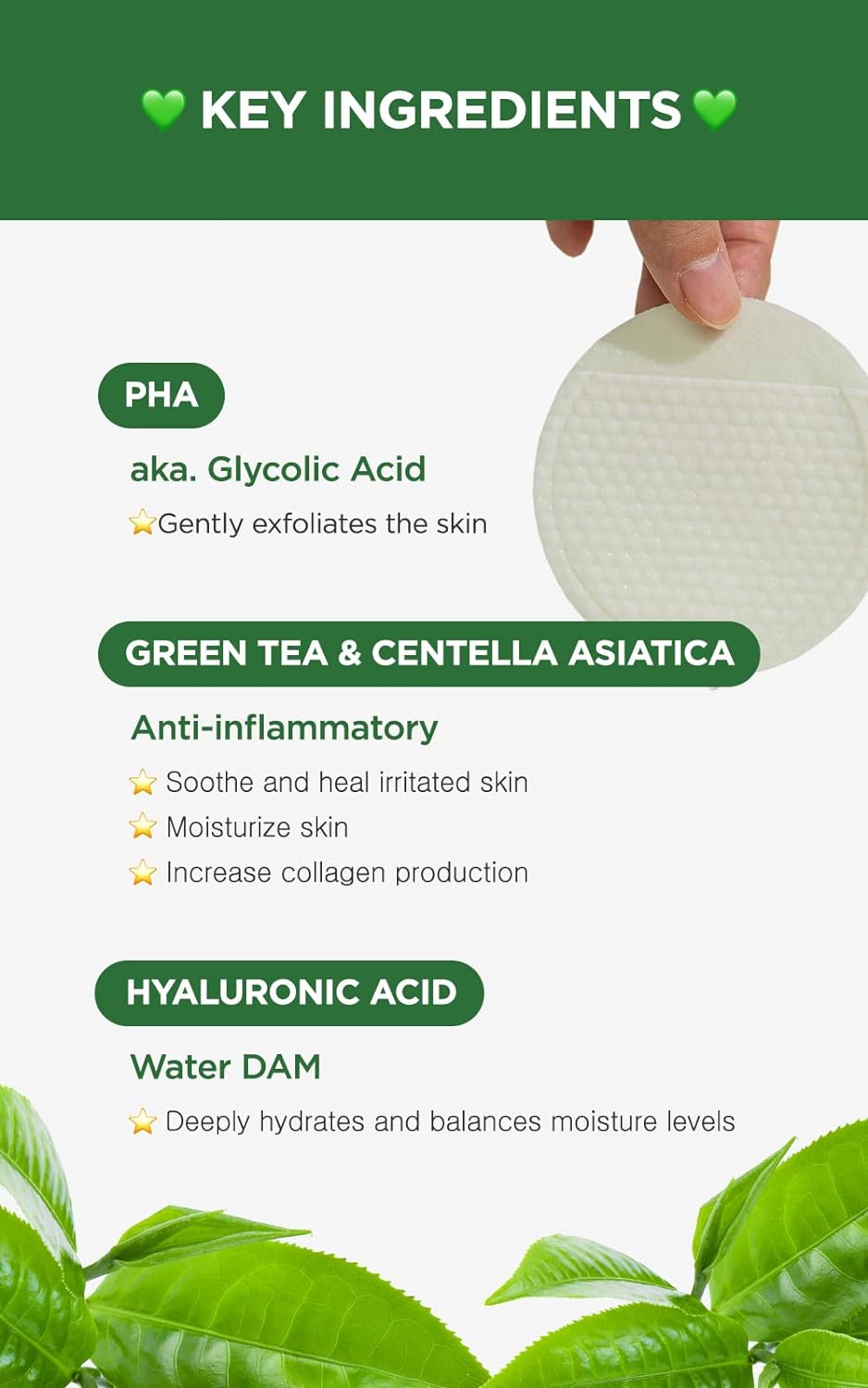 Neogen - Dermalogy Bio-Peel Gauze Peeling Green Tea 30ea