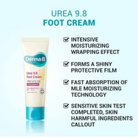 Derma B - Urea 9.8% Foot Cream 80ml
