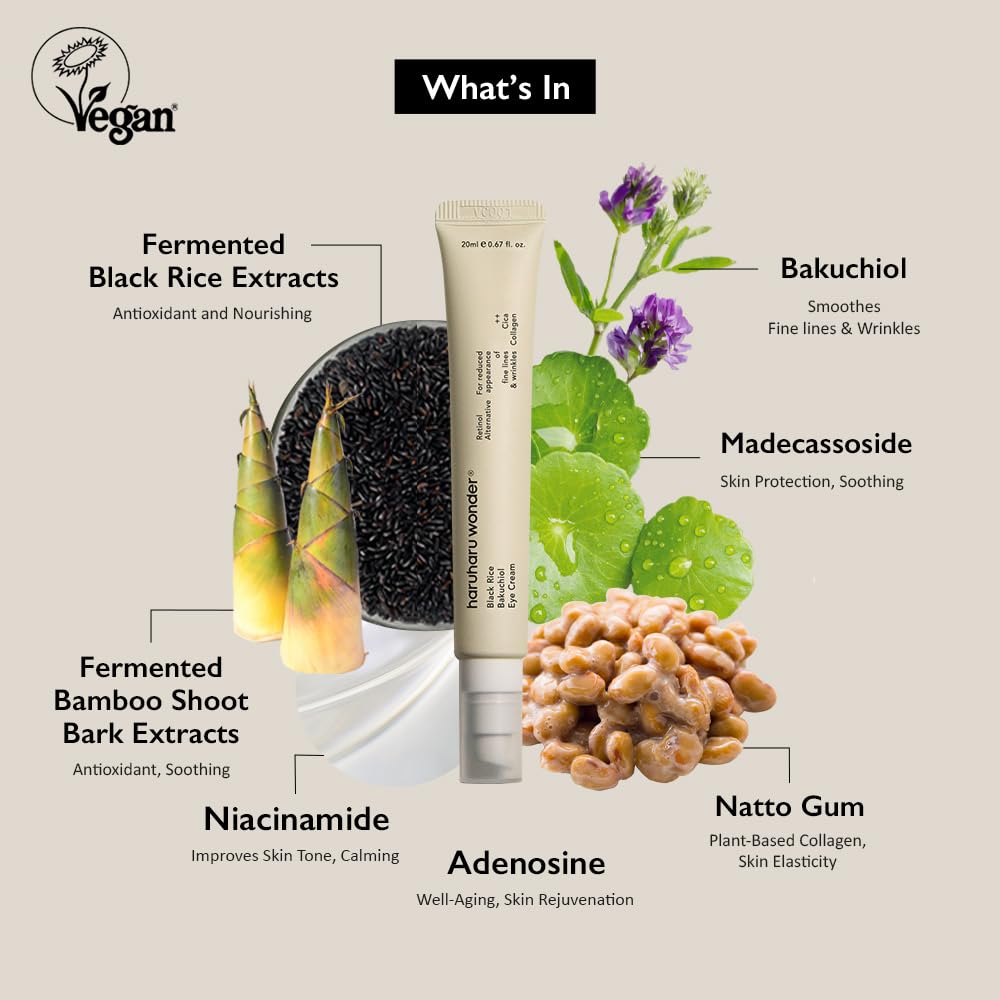 Haruharu Wonder - Black Rice Bakuchiol Eye Cream 20ml