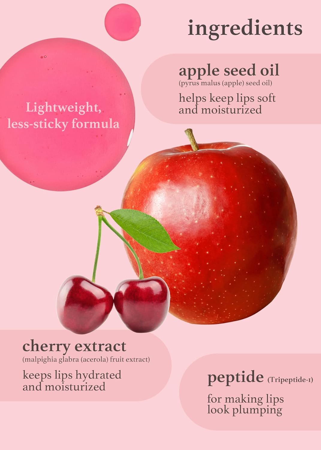 Nooni - Applecherry Lip Oil 3.7ml