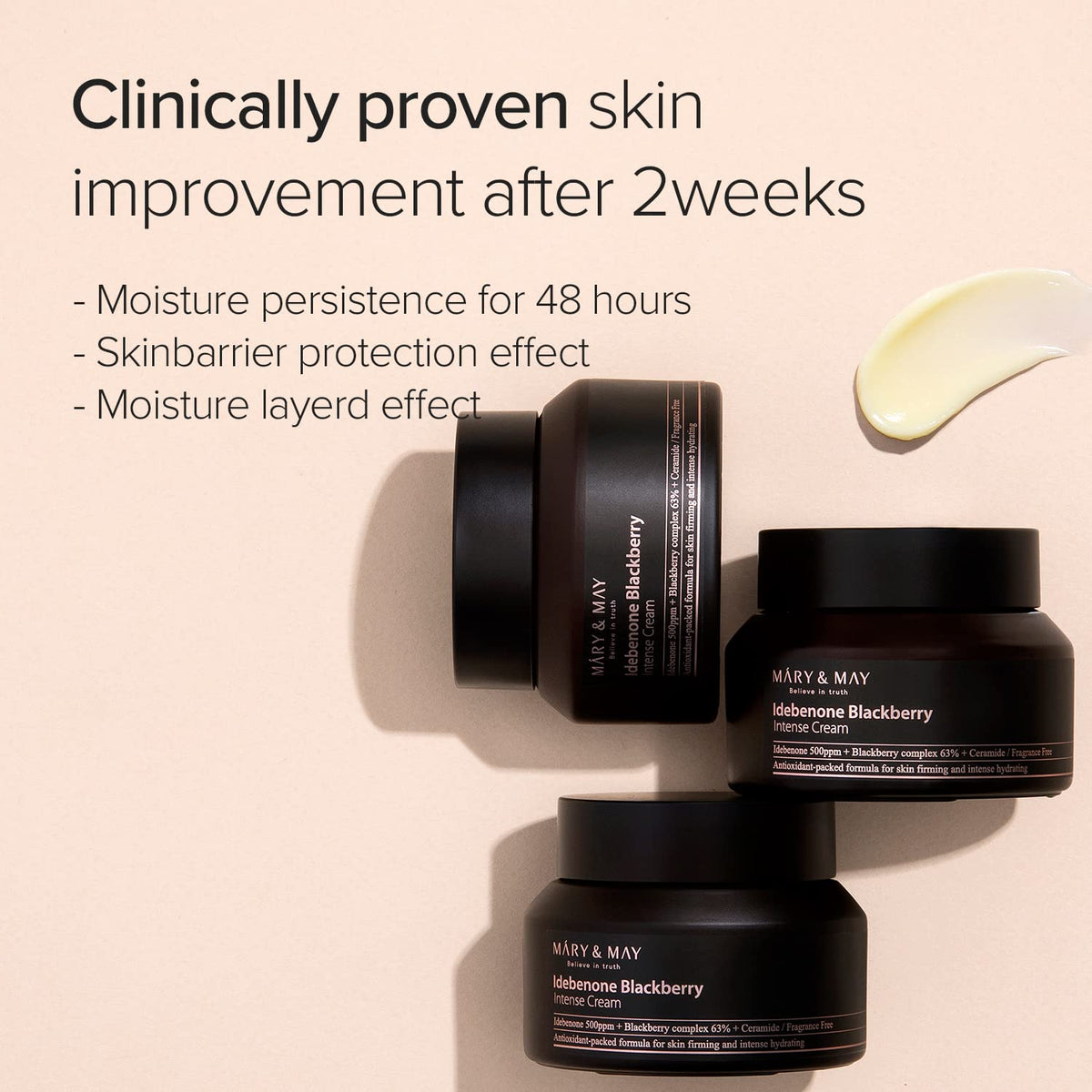 Mary & May - Idebenone Blackberry Intensive Cream 70g