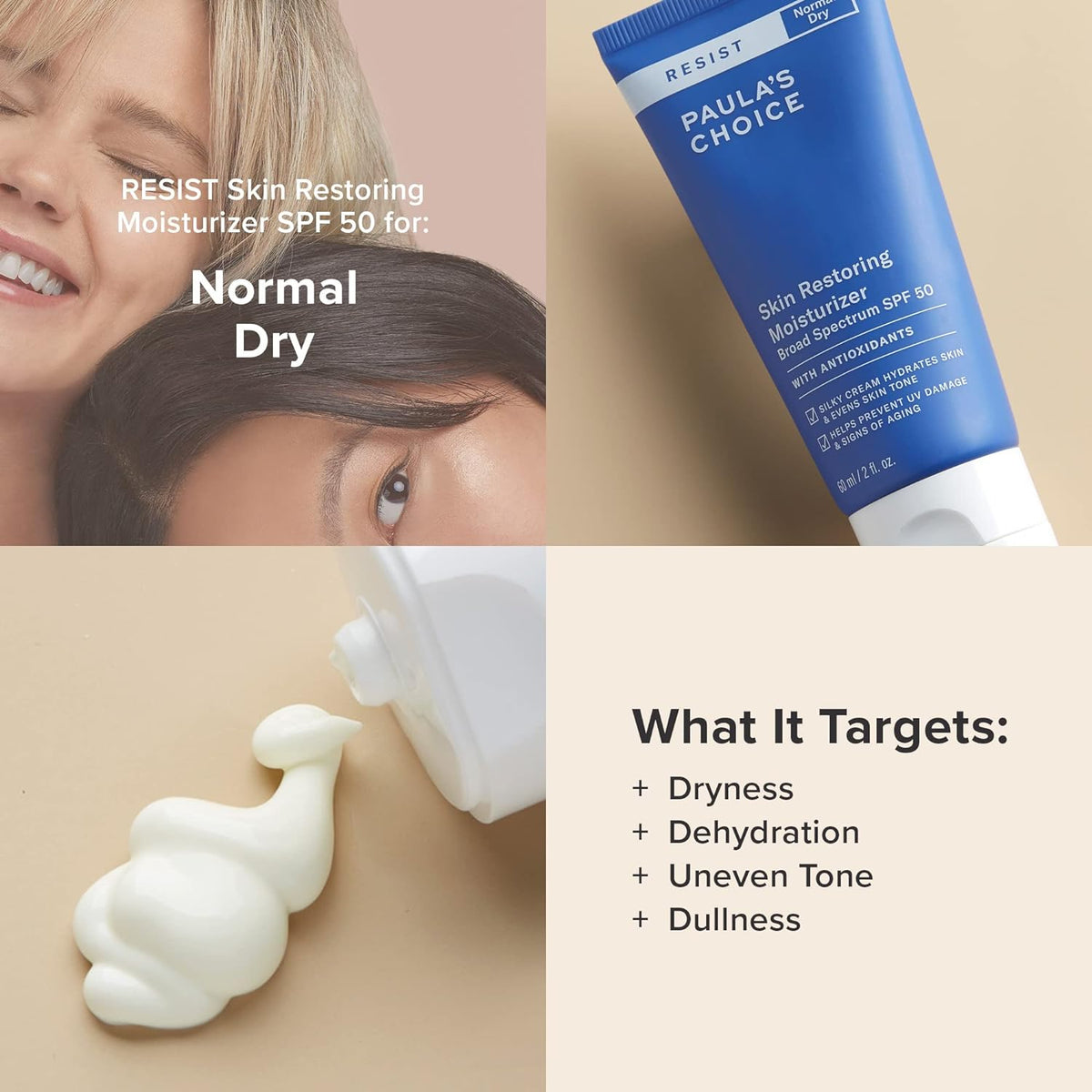 Paula's Choice - Skin Restoring Moisturizer with SPF50 60ml