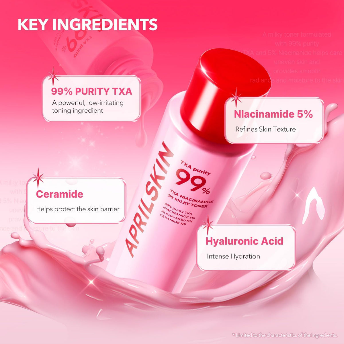 April Skin - TXA Niacinamide 99 Milky Toner 150ml