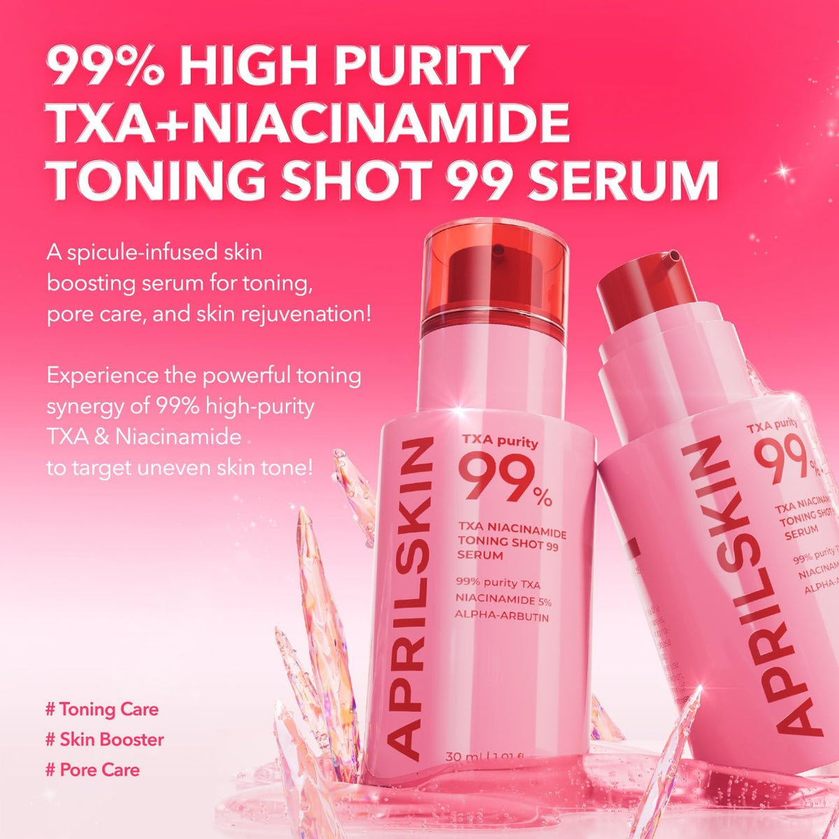 April Skin - TXA Niacinamide Toning Shot 99 Serum 30ml