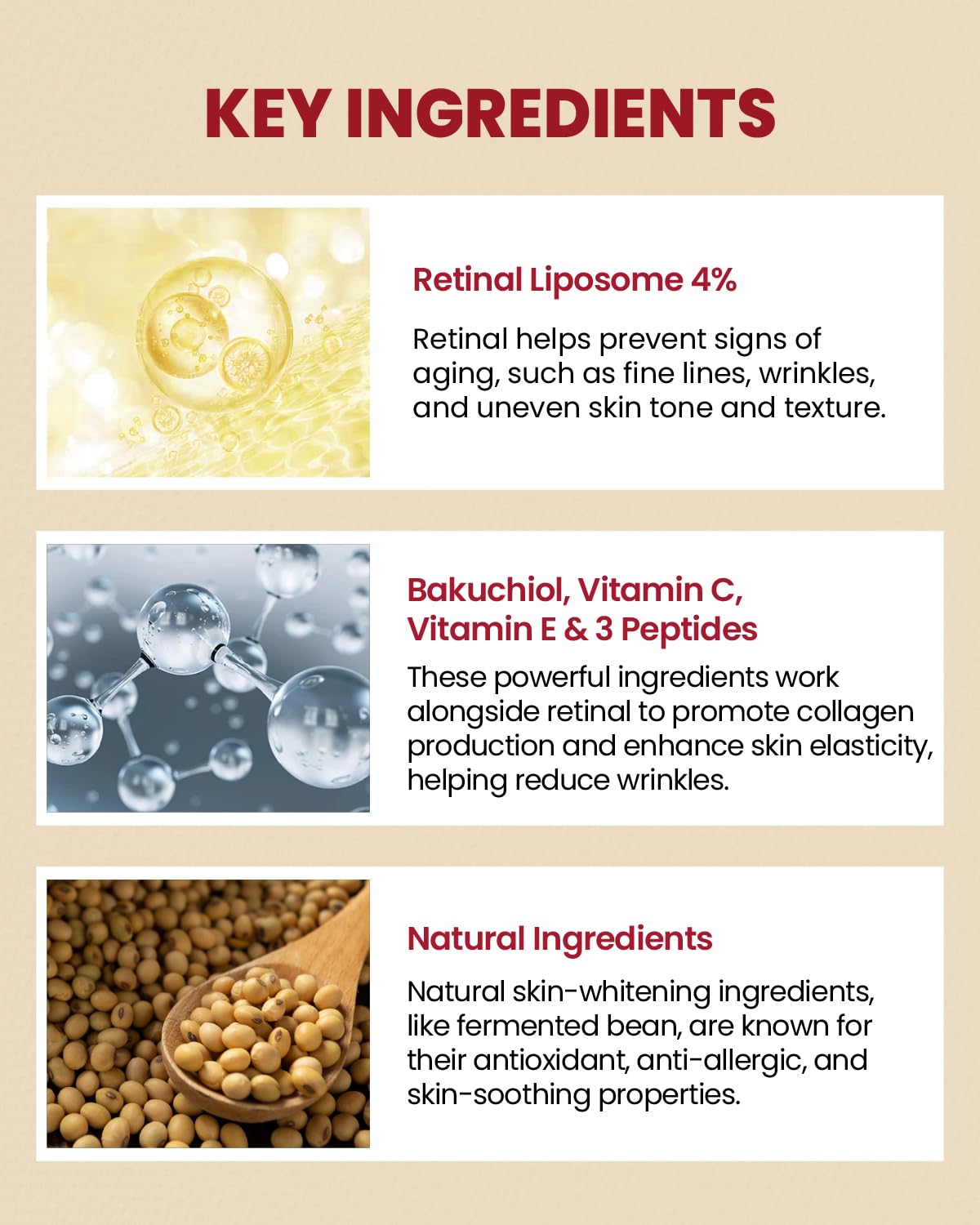 K-Secret Seoul 1988 Eye Cream: Retinal Liposome 4% + Fermented Bean 30ml