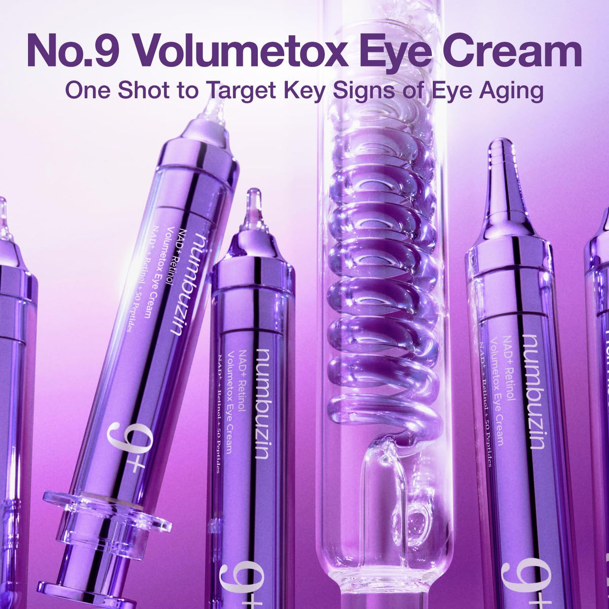 Numbuzin - No.9 NAD+ Retinol Volumetox Eye Cream 10ml