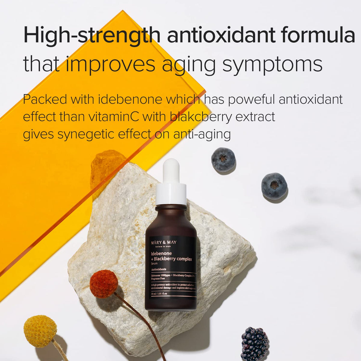 Mary & May - Idebenone + Blackberry Complex Serum 30ml