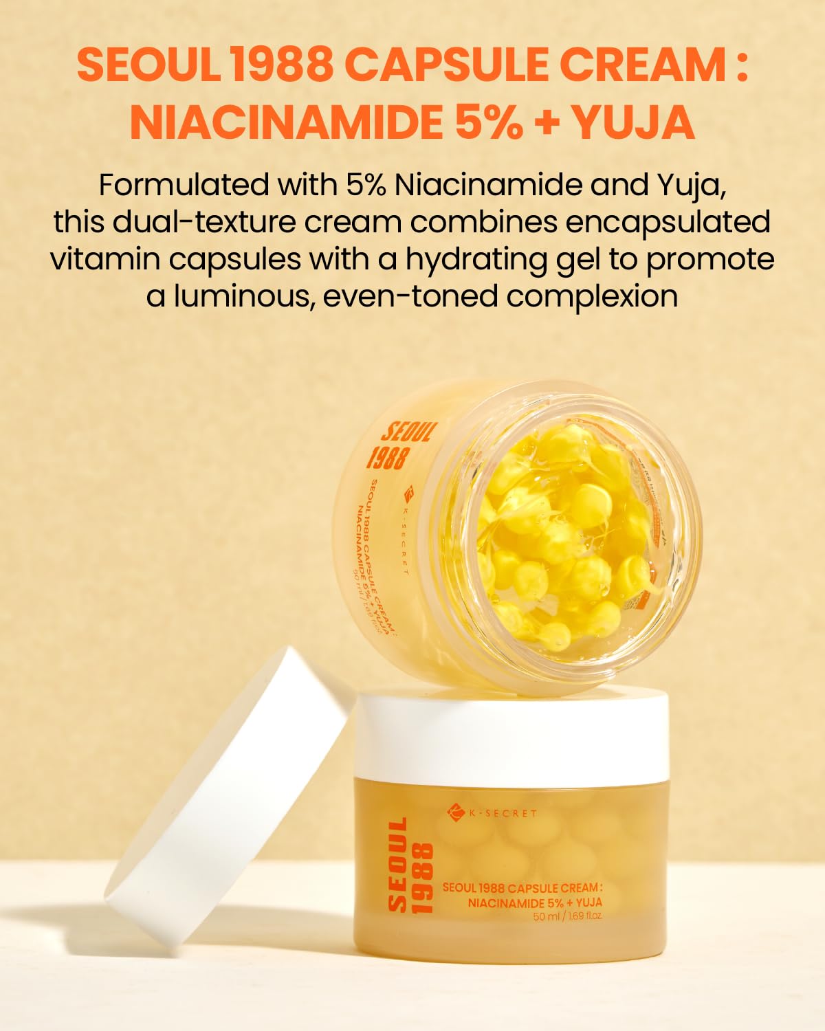 Ksecret - Capsule Cream Niacinamide 5% + Yuja 50ml