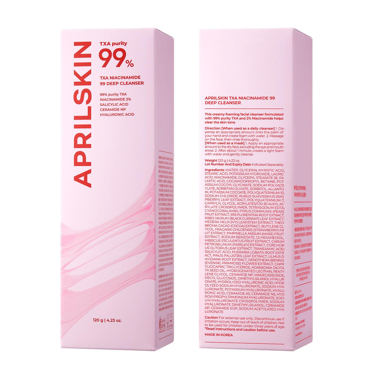 April Skin - TXA Niacinamide 99 Deep Cleanser 120g
