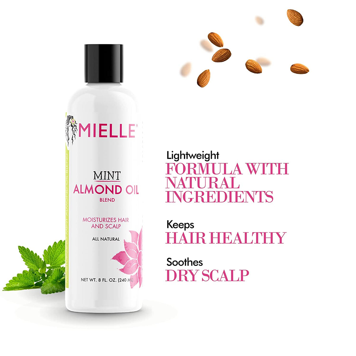 Mielle - Mint Almond Oil For Healthy Hair and Scalp 240ml