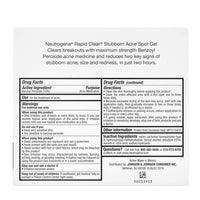Neutrogena - Rapid Clear Stubborn Acne Spot Gel 28g