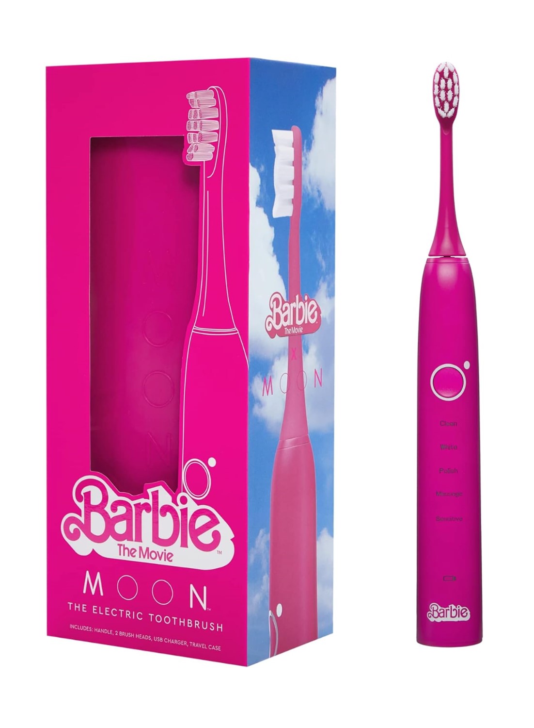 MOON - Barbie The Movie x Pink Sonic Electric Toothbrush