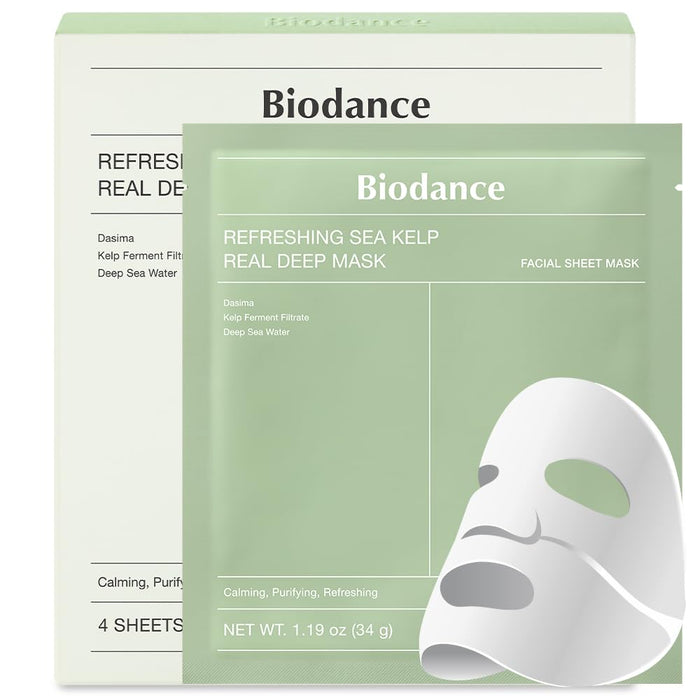 Biodance Refreshing Sea kelp Real Deep Mask 34g x 4ea