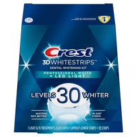 Crest - 3D Whitestrips Professional White + LED Light (Level 30) 38 strip
