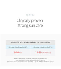 Round Lab - 365 Derma Relief Sun Cream 50ml - SPF50+ PA++++