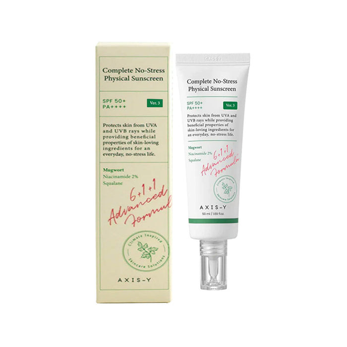 Axis - Y Complete No-Stress Physical Sunscreen SPF50+ PA++++ 50ml