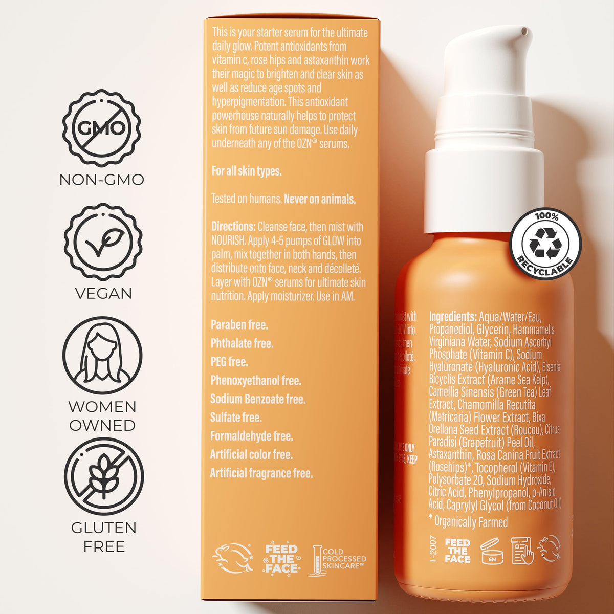 OZ Naturals - Glow Vitamin C Serum 30ml