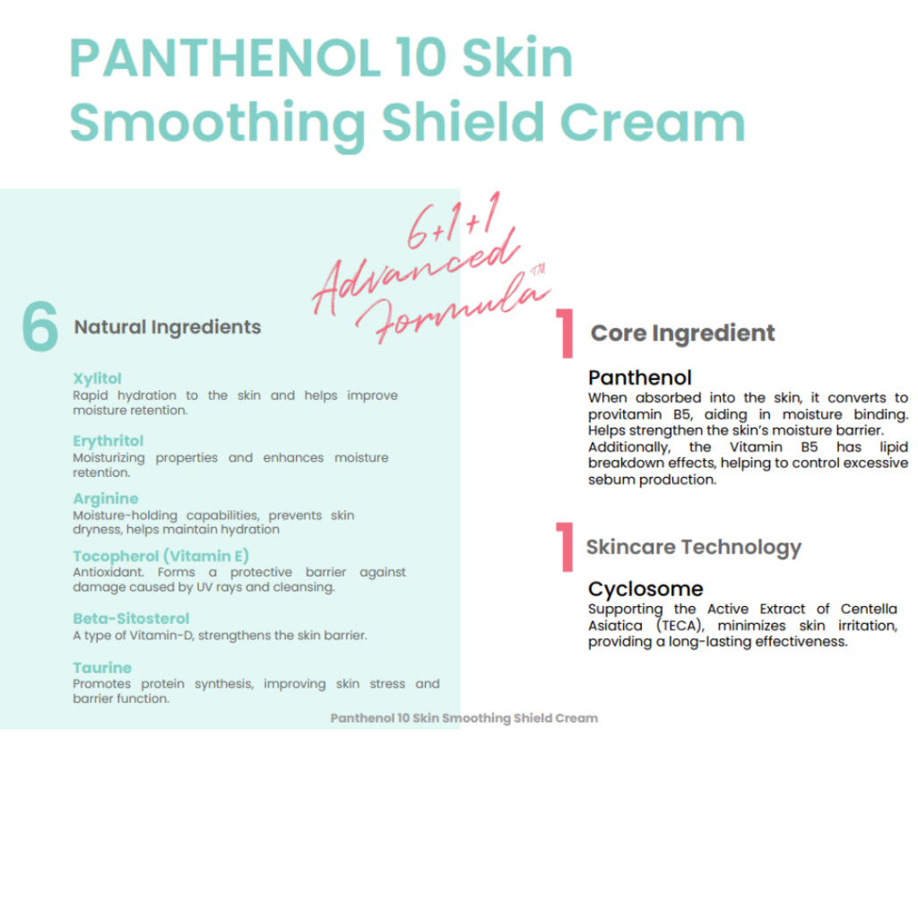 Axis - Y Panthenol 10 Skin Smoothing Shield Cream 50ml