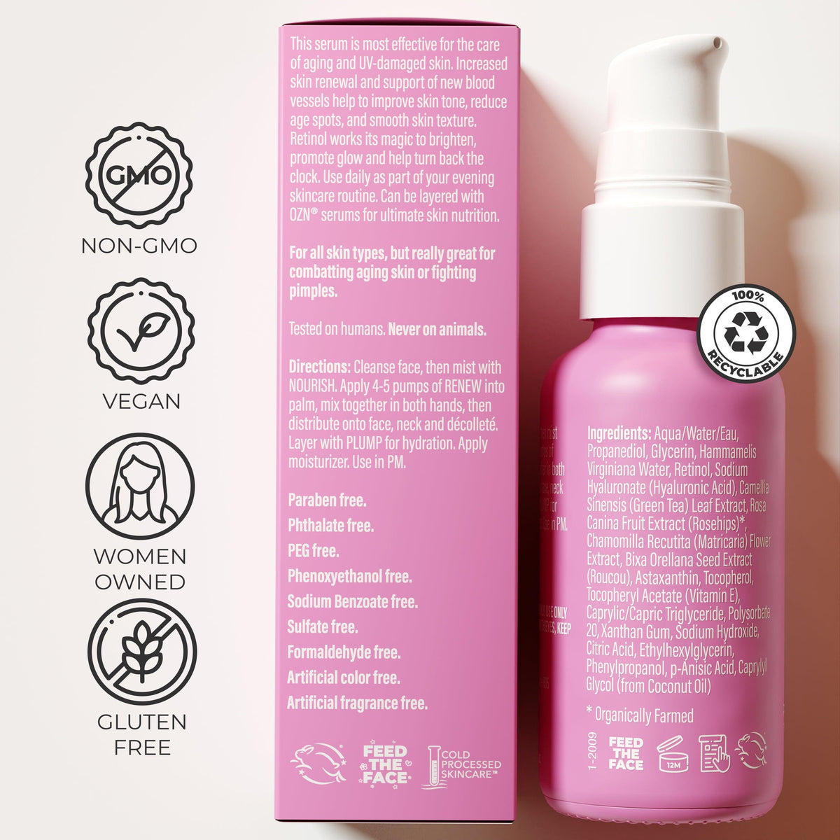 OZ Naturals - Renew Retinol Serum 30ml