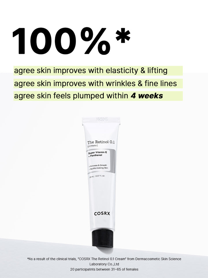 Cosrx - The Retinol 0.1 Cream (Super Vitamin E + Panthenol) 20ml