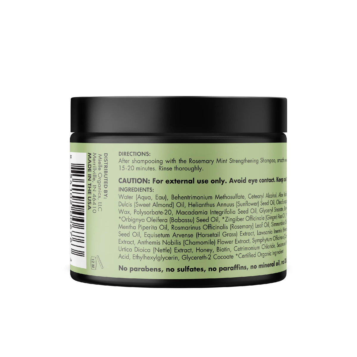 Mielle - Rosemary Mint Strengthening Hair Masque 340g