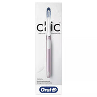 Oral-B Clic Manual Toothbrush - Rose Quartz