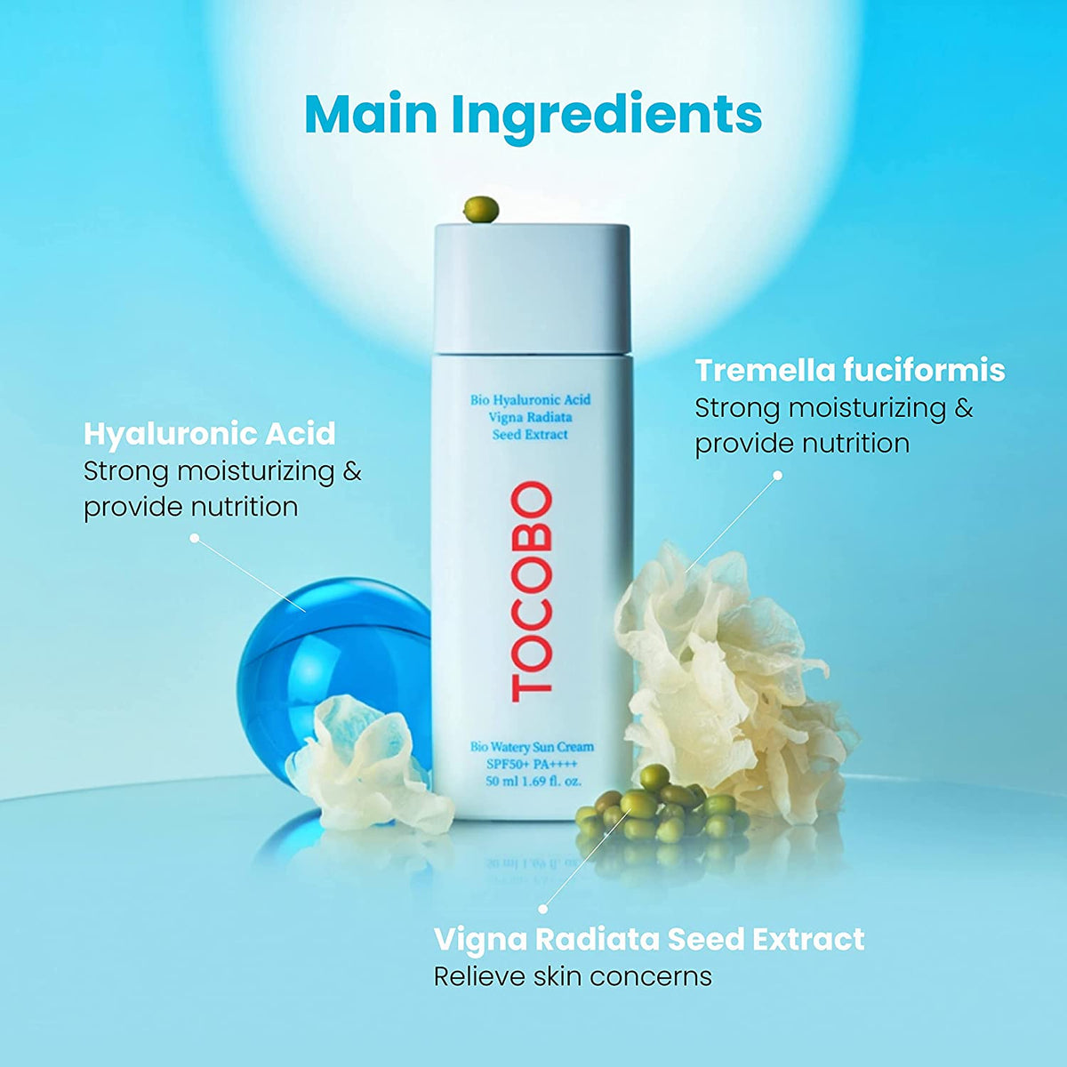 Tocobo - Bio Watery Sun Cream SPF50+ PA++++ 50ml