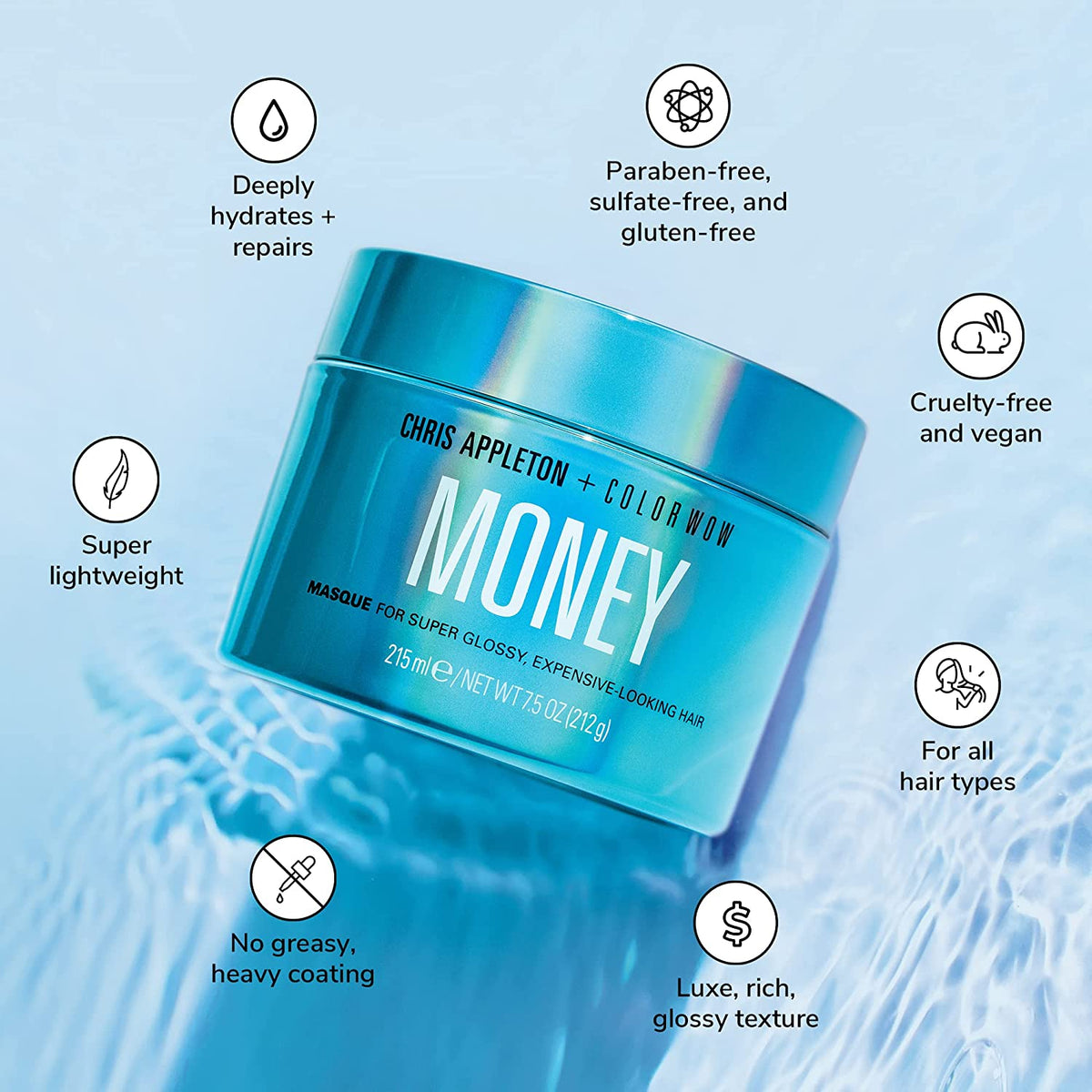 Color Wow - Money Masque for Super Glossy & Expensive Looking Hair 212ml