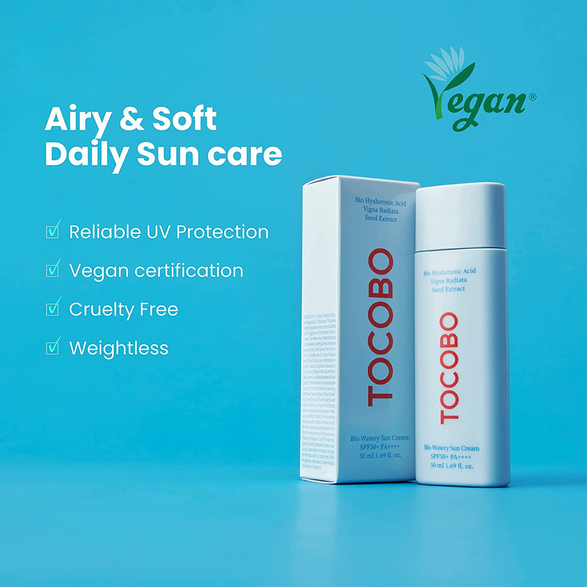 Tocobo - Bio Watery Sun Cream SPF50+ PA++++ 50ml