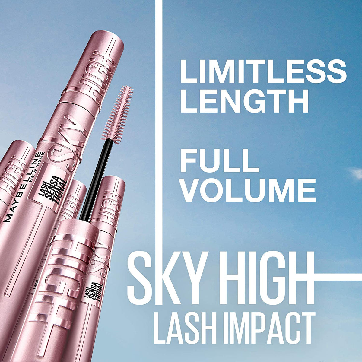 Maybelline - Sky High Washable Mascara 7.2ml Blackest Black