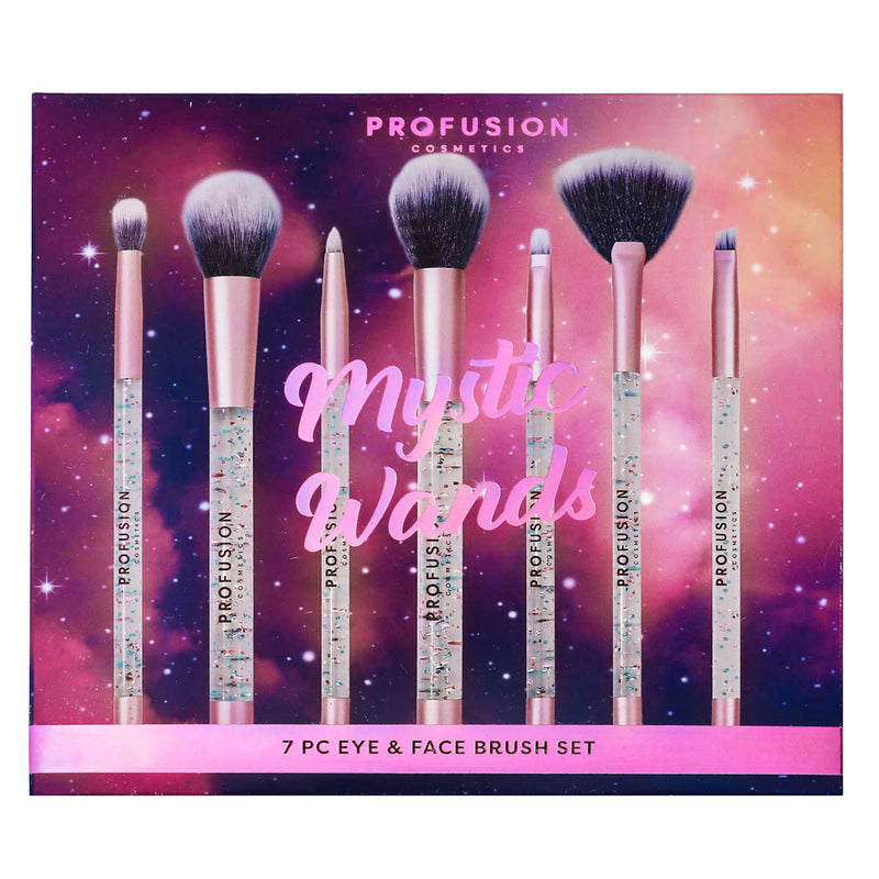 Profusion Mystic Wands Eye & Face Brush Set 7Pcs