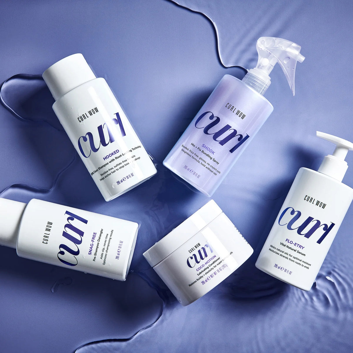 Curl Wow - Hooked 100% Clean Shampoo 295ml