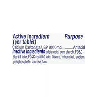 Tums Antacid Chewable Tablets Assorted Berries 72 each