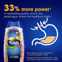 Tums Antacid Chewable Tablets Assorted Fruit 72 each
