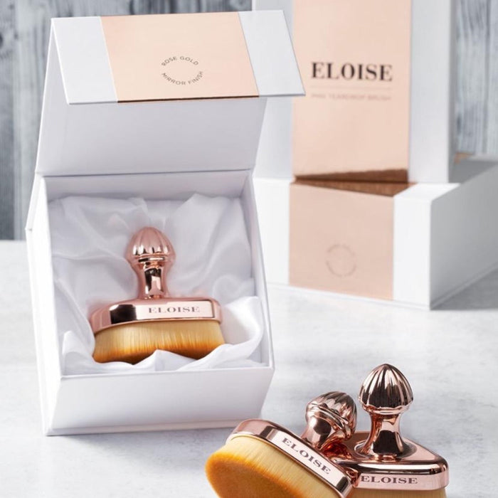 Eloise - Mini Tear Drop Brush Rose Gold