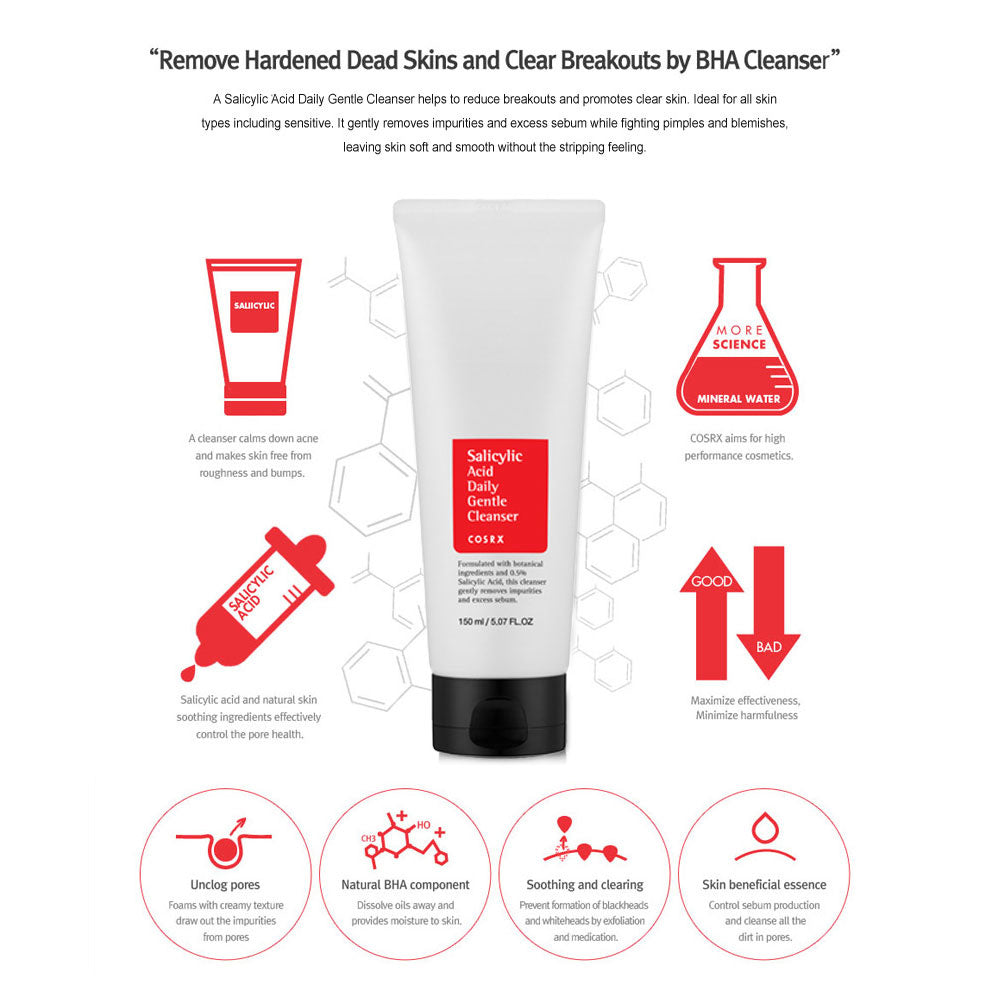 Cosrx - Salicylic Acid Daily Gentle Cleanser 150ml