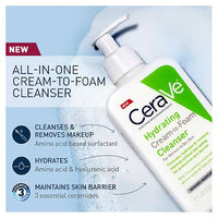 Cerave - Hydrating Cream to Foam Cleanser 236ml