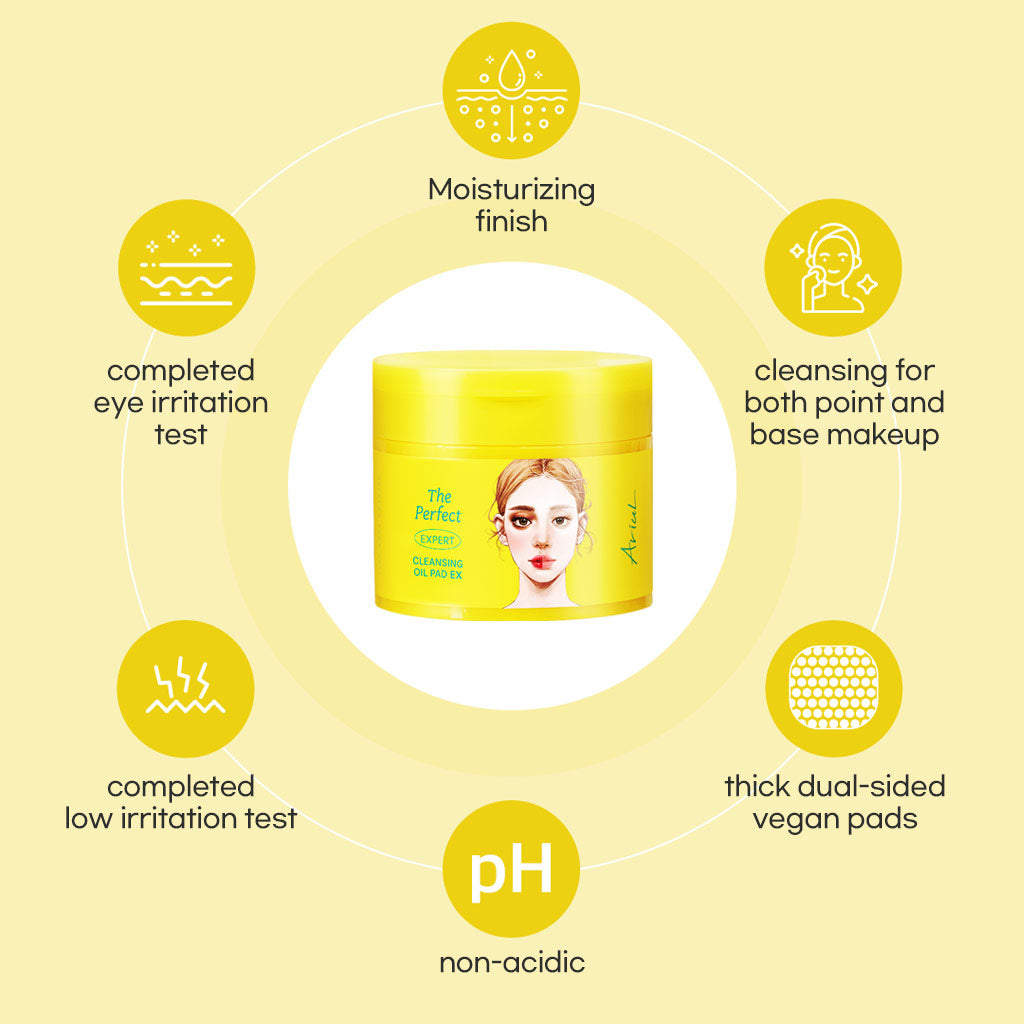 Ariul - The Perfect Cleansing Oil Pad EX 60 Pads