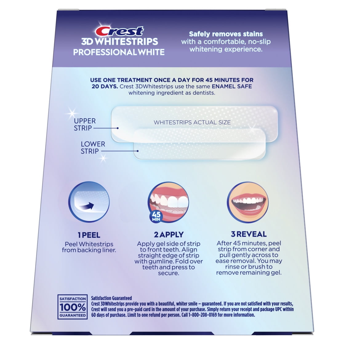 Crest - 3D Whitestrips Whitening Kit 40 Strips (Level 20)