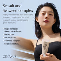 Growus - Sea Salt Therapy Scalp Scaler 120g