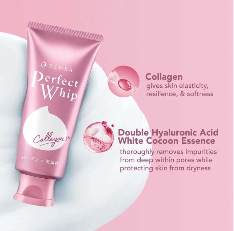 Shiseido - Senka Perfect Whip Beauty Foam Collagen In 120g