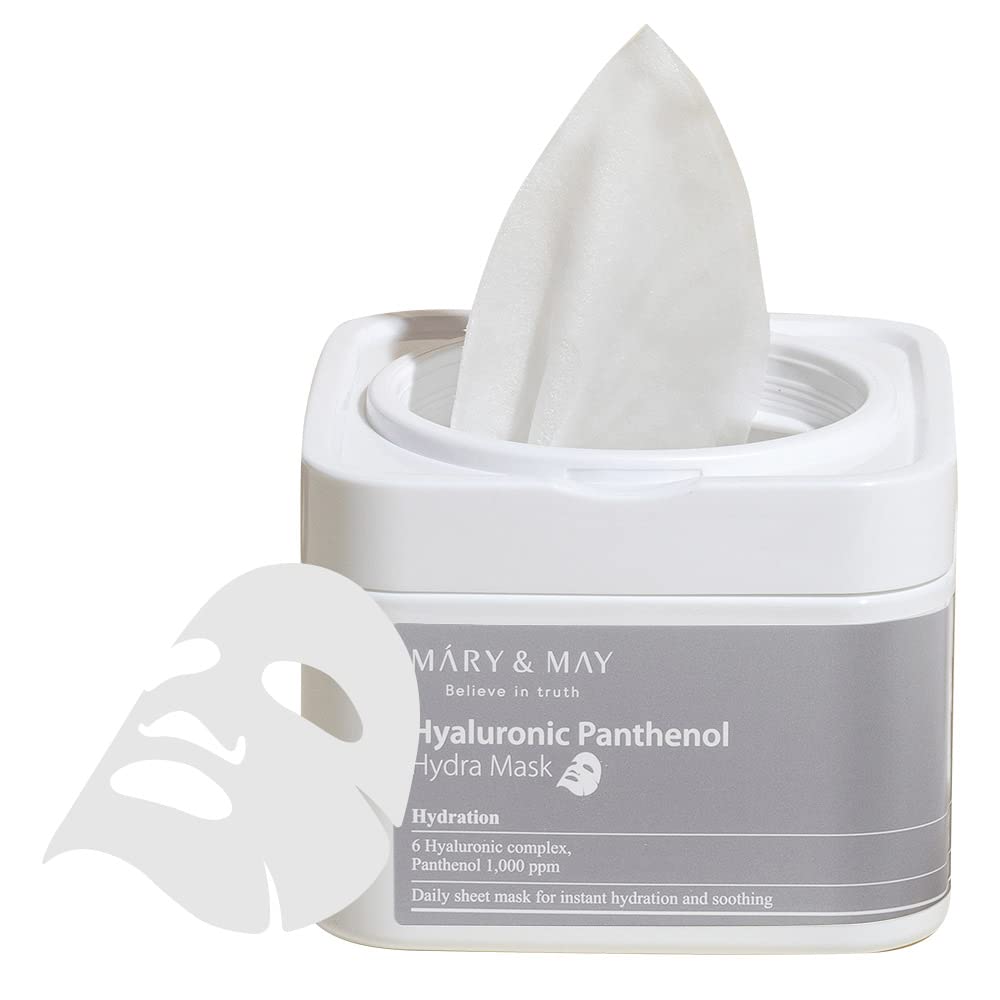 Mary & May - Hyaluronic Panthenol Hydra Mask 30ea