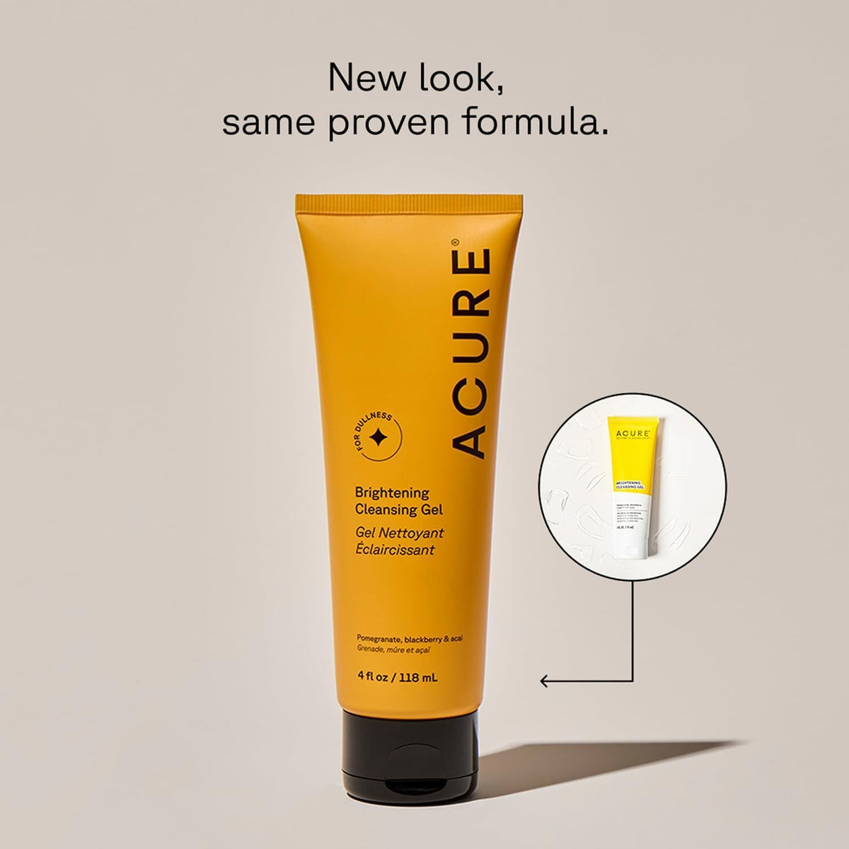Acure - Brightening Cleansing Gel 118ml