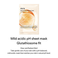Abib - Mild Acidic PH Sheet Mask Glutathiosome Fit (1ea)