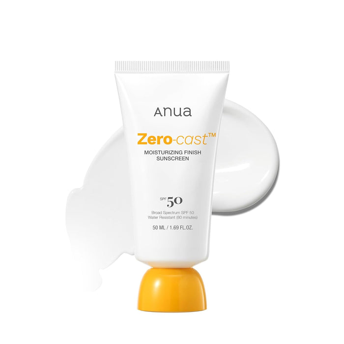 Anua - Zero Cast Moisturizing Finish Sunscreen SPF50+ PA++++ 50ml